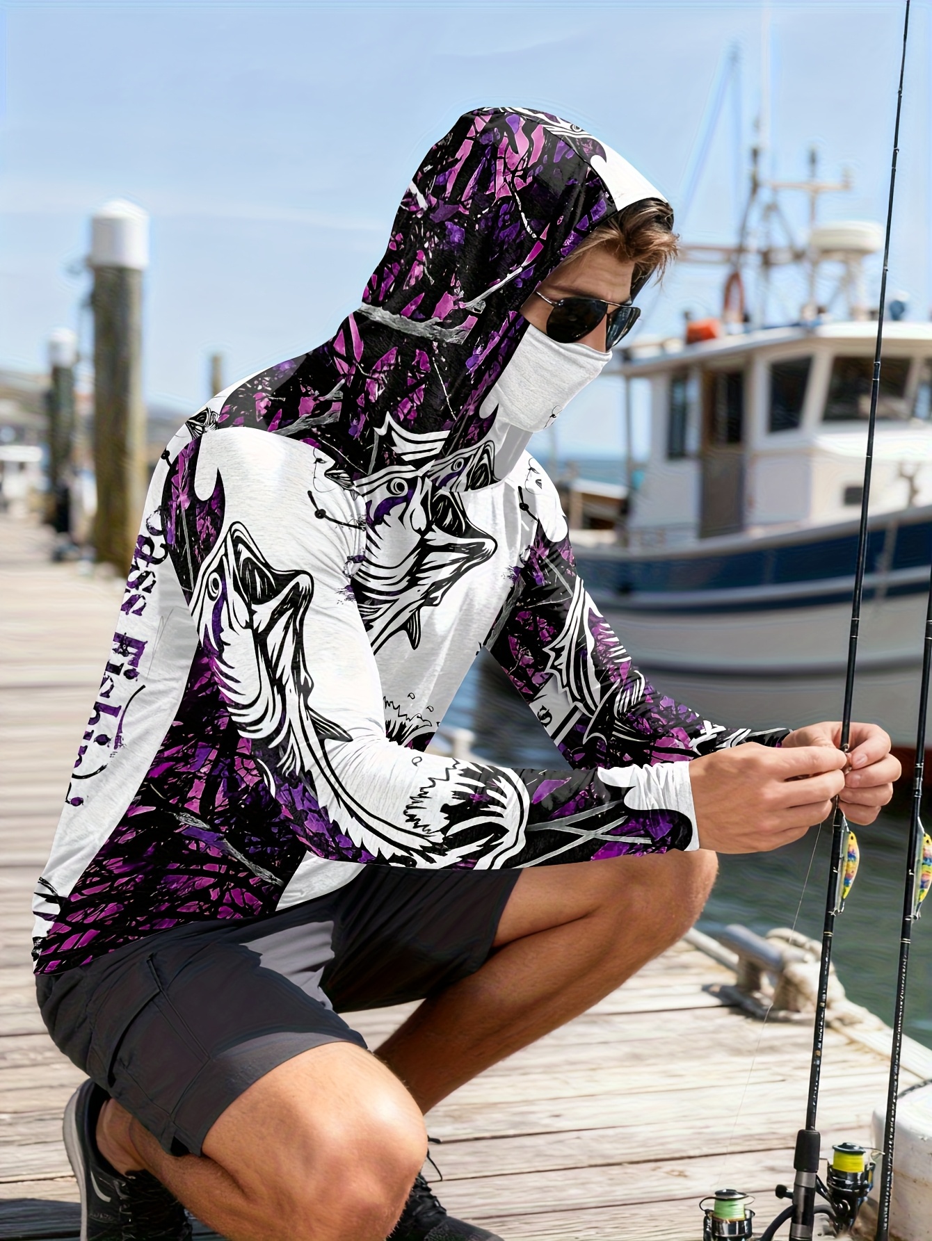 Fishing hooded sweatshirt for  - Hunting Outdoors ulasan dan harga