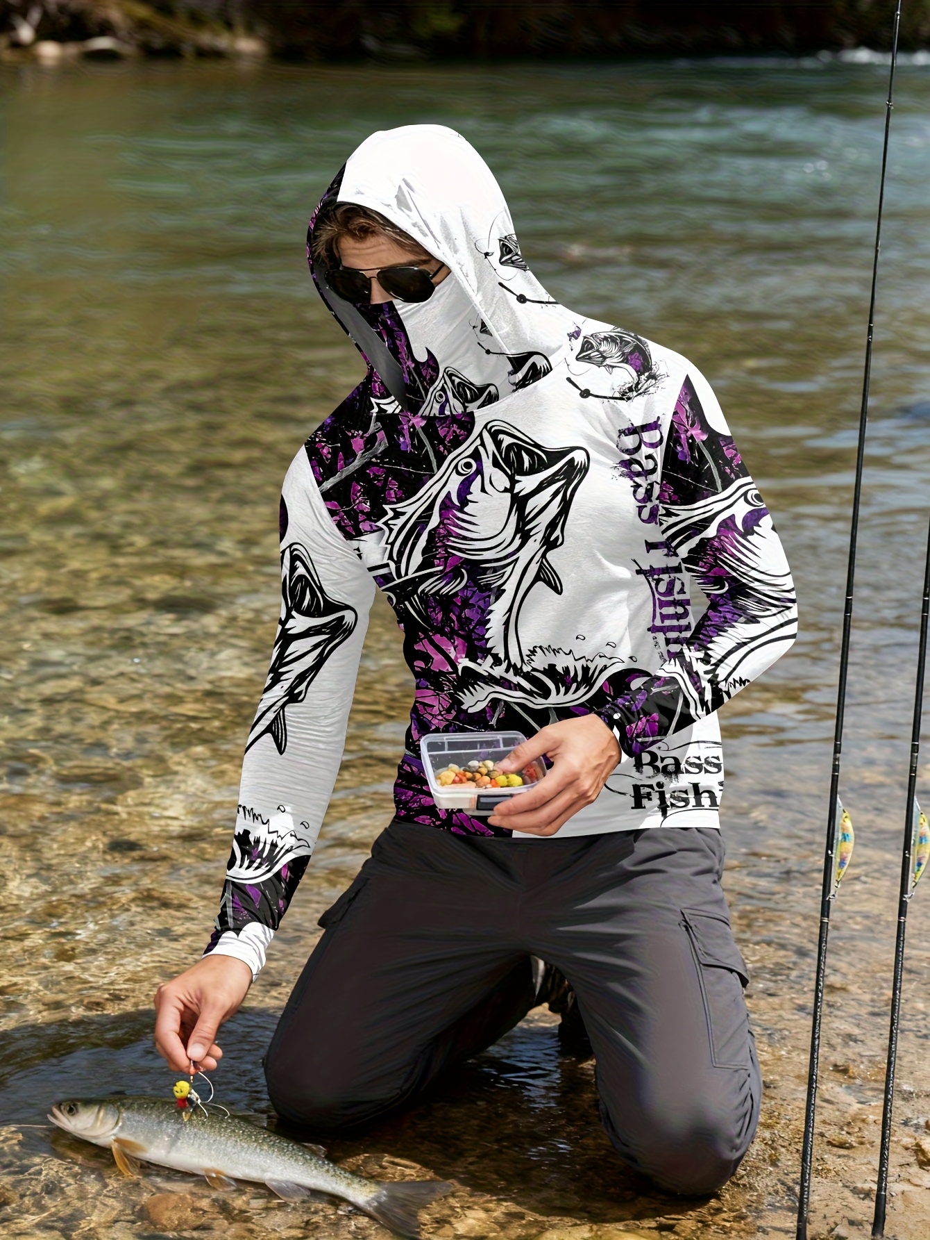 Fishing hooded sweatshirt for  - Hunting Outdoors ulasan dan harga