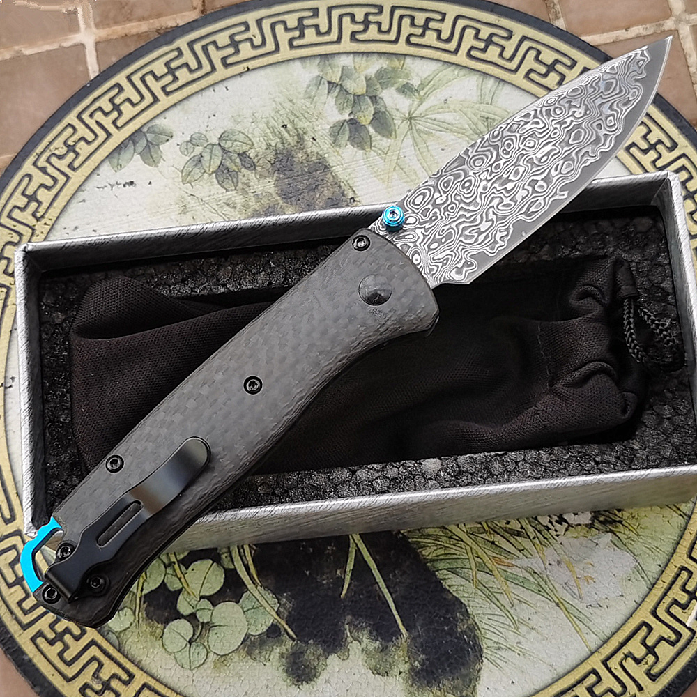 Laminated steel Damascus 535 T - Best Hunting Outdoor Knife ulasan dan harga