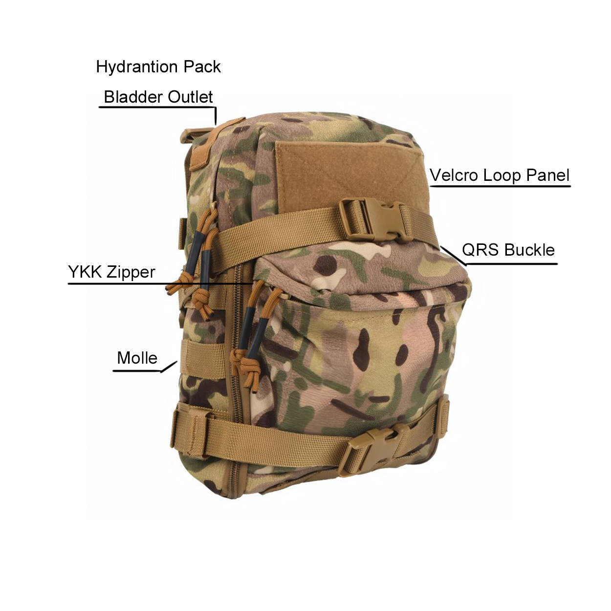 Mini Hydration Bag Outdoor Tac - Outdoor Hunting Backpack ulasan dan harga