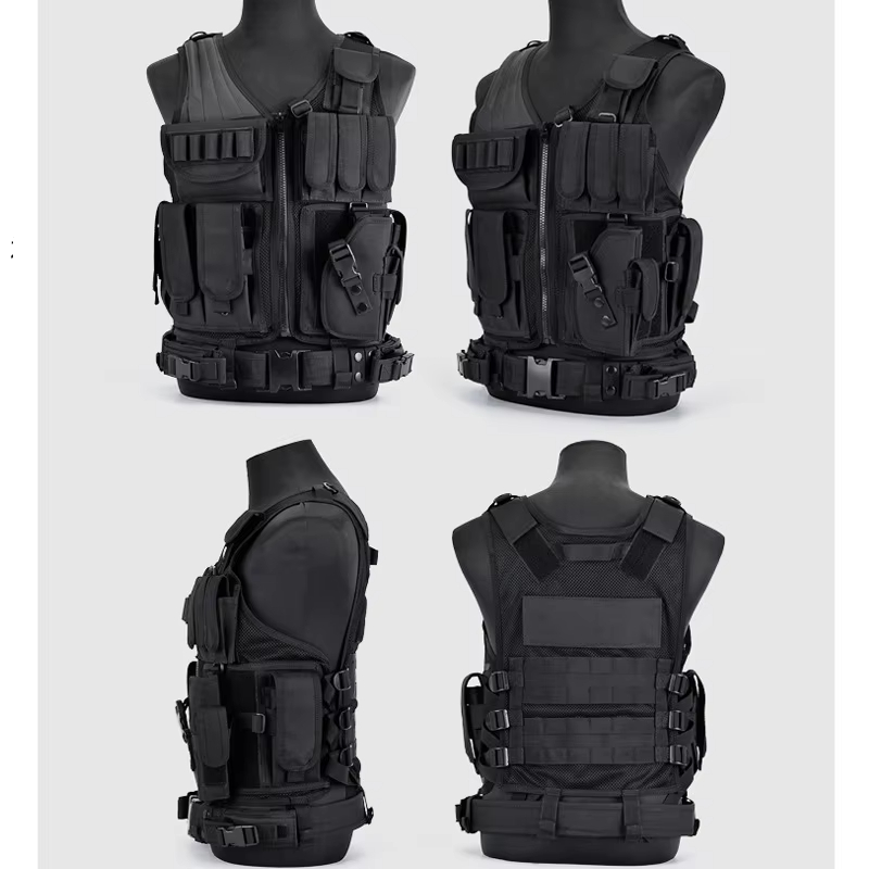 Adjustable Breathable Grid Tac - Outdoor Hunting Vest ulasan dan harga