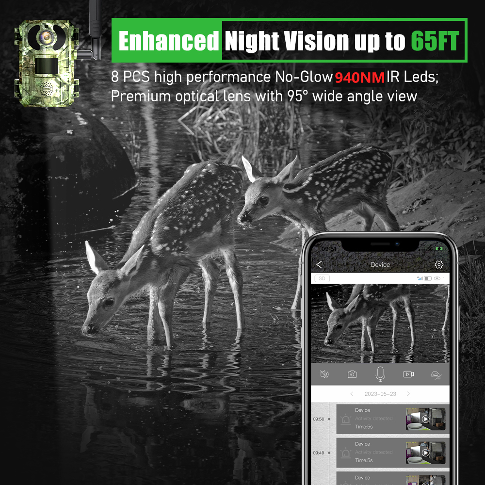 EU Band 4G Cellular LTE Live V - Trail Camera Infrared ulasan dan harga