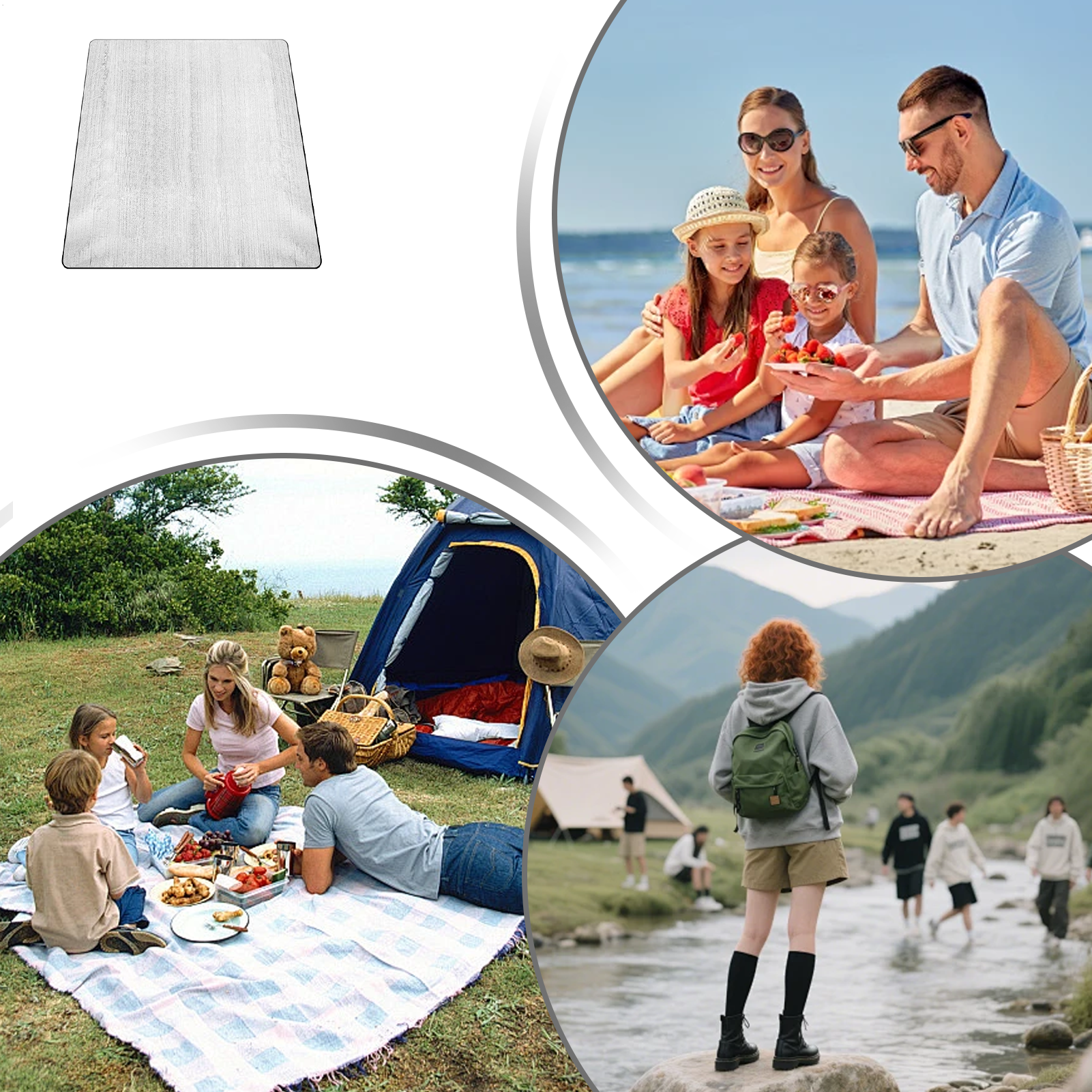 Sleeping Mat Camping 6.5x6.5ft - Outdoor Hunting Backpack ulasan dan harga