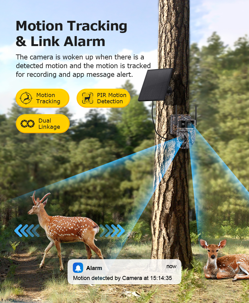 INQMEGA 4G Solar Trail Camera  - Trail Camera Infrared ulasan dan harga