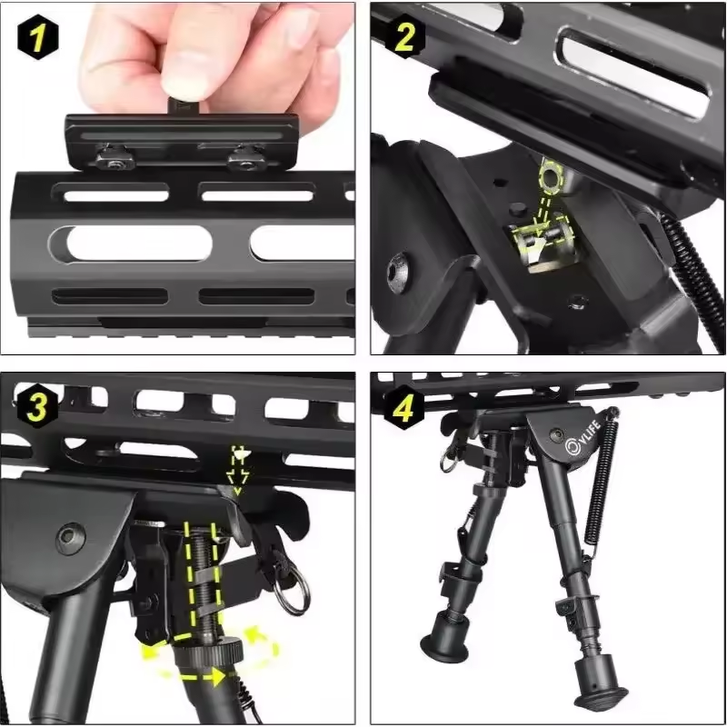 M-LOK to Picatinny Rail Adapte - Bipod Rifle Mount ulasan dan harga