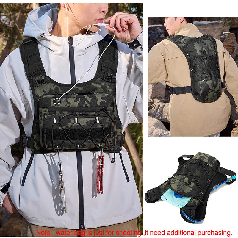 Tactical Bag Front Chest Rig V - Outdoor Hunting Backpack ulasan dan harga