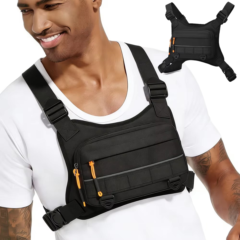 Cycling Front Chest Vest Tacti - Outdoor Hunting Backpack ulasan dan harga
